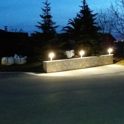 Muro de contención.