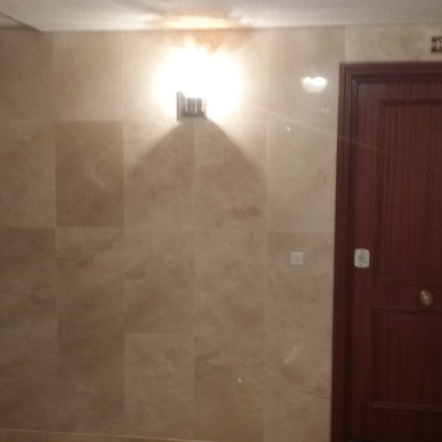 Colocación de mármol