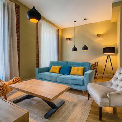 Ambiente de salón perspectiva