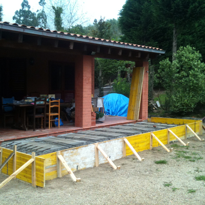 Ampliación de la casa familiar.