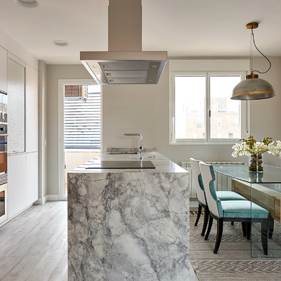 Amplitud en cocina comedor