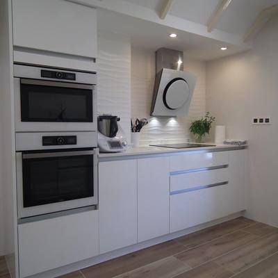 Amueblamiento de cocina moderna.