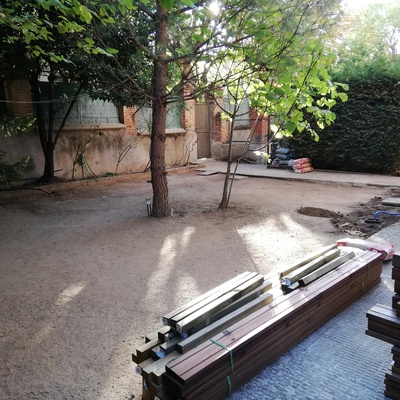 Recuperación del jardín Antes/después