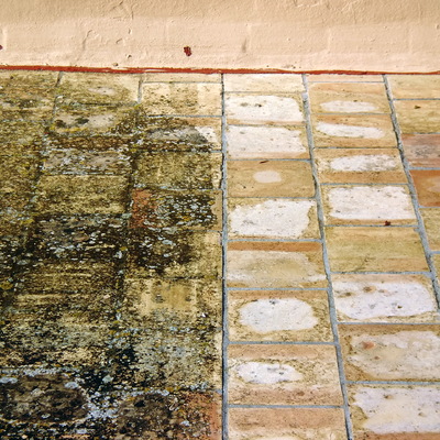 Aplicacion de caucho sobre cubierta plana