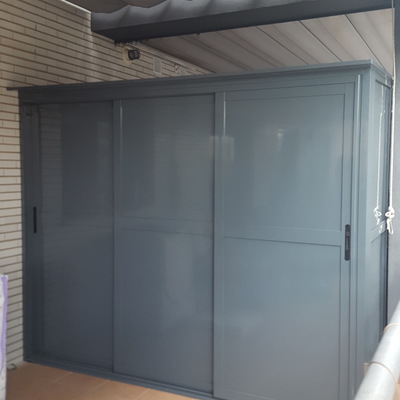 Armario de aluminio exterior