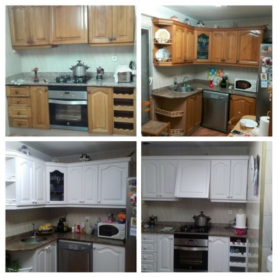 Lacado cocina en blanco