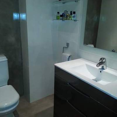 aseo con microcemento