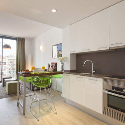 ASÍ HA QUEDADO Vista del salón · cocina