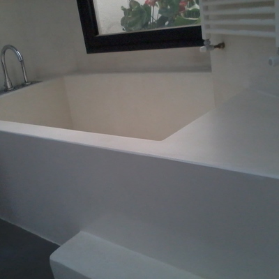 Trabajos de microcemento