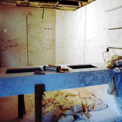 Reforma de una vivienda. Usando el mármol