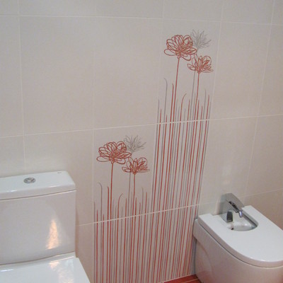 Baño con detalles de alicatado