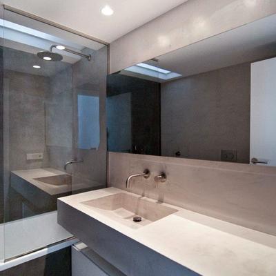 baño microcemento