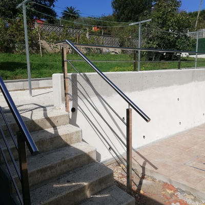 Barandillas de acero inoxidable vivienda unifamiliar