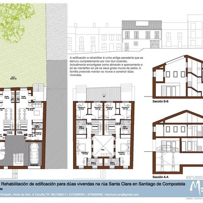 Anteproyecto de edificio de dos viviendas en Santa Clara