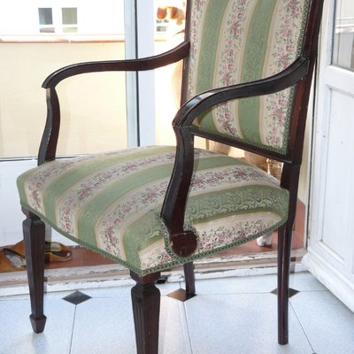 Restauración y tapizado de una butaca