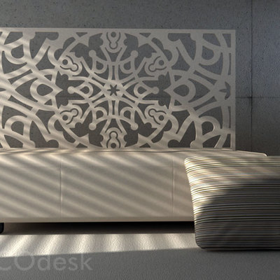 cabeceras de cama en base de celosias