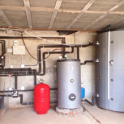 Proyecto de caldera de biomasa en un chalet residencial de 350m2 en Montecanal en Zaragoza