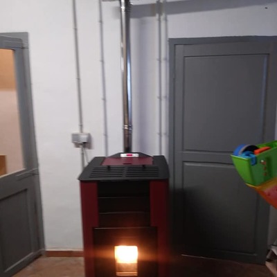 Calefacción de pellets.
