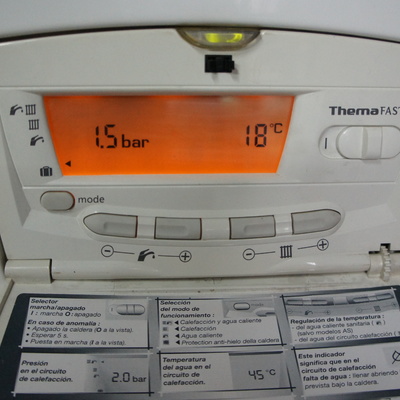 Cambio placa electronica caldera