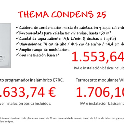 Calderas de condensacion