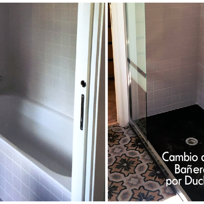 Cambio de bañera por ducha