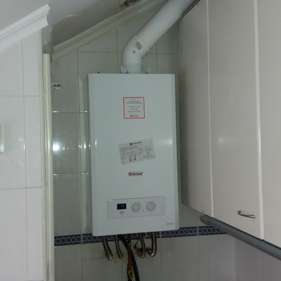 cambio de caldera de condensacion y chimenea