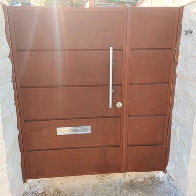 Cancela con fijo abatible