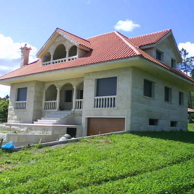 Muestrario de diferentes tipos de casas