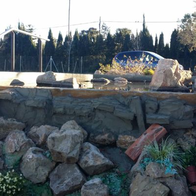 Cascada en barbacoa park