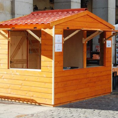 Caseta de madera de 3.00x2.00 m. - Plaza Mayor de Madrid.