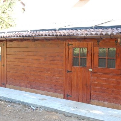 Caseta de madera de 7.00x3.00 m. - San Martín de Teverga (Asturias)