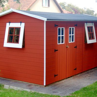 Caseta de Madera estilo sueco 5.00x2.50 m. - Urb. Parque de las Infantas. Valdemorillo (Madrid)