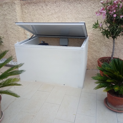 Sustitucion y elevacion bomba piscina