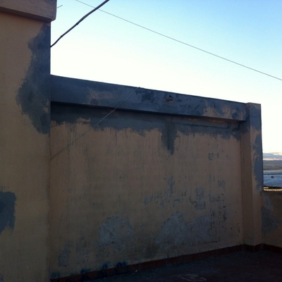 Casetones terminados de ALBAÑILERÍA