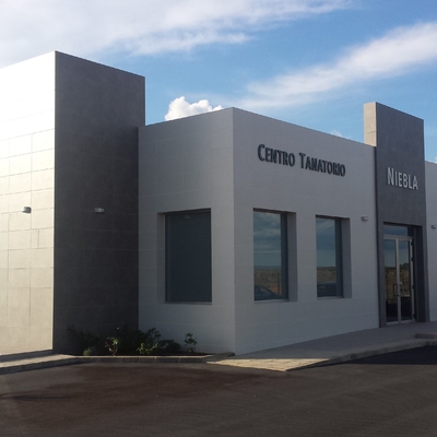 Centro tanatorio niebla