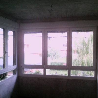 Cerramiento Y Ventanas En Pvc Bicolor