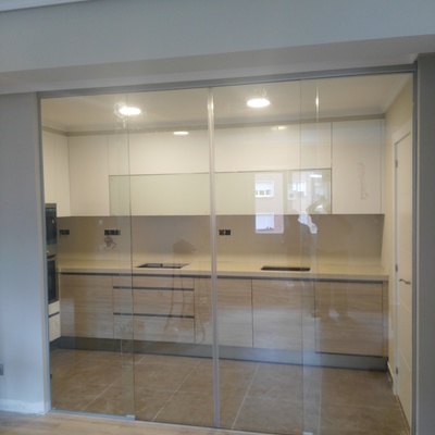 Cerramiento de cocina Antes y Despues