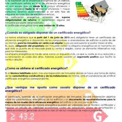 Certificado Energético