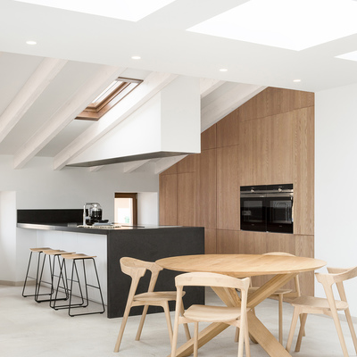 Chalé en Pollença: cocina-comedor