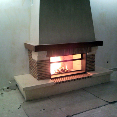 Chimenea Rústica (Frontal)