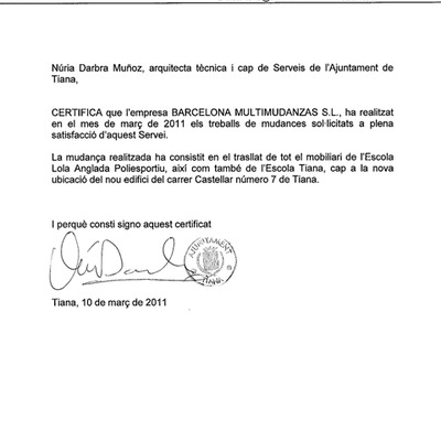 Traslado De 2 Centros Escolares En Tiana