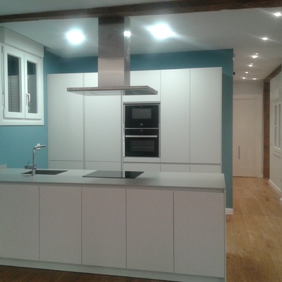 Cocina abierta a salón