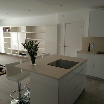 Cocina abierta al salón