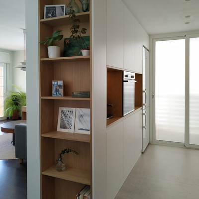 Cocina abierta al salón