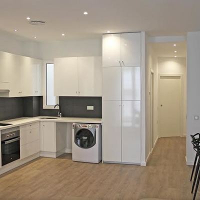 Cocina abierta al salón-comedor