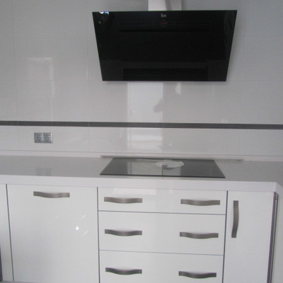 Cocina alto brillo blanco