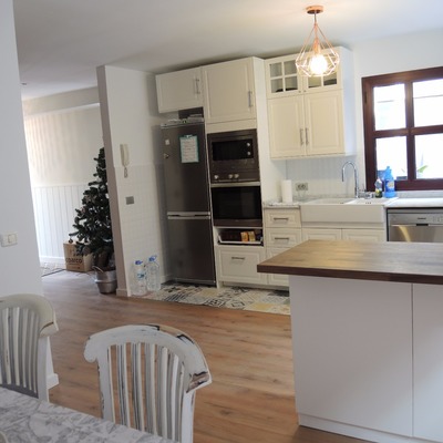 cocina cuarto y salón reunificados