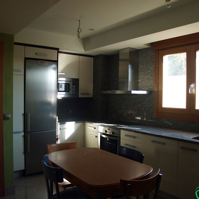 Cocina diseñada para las unifamiliares de Utebo