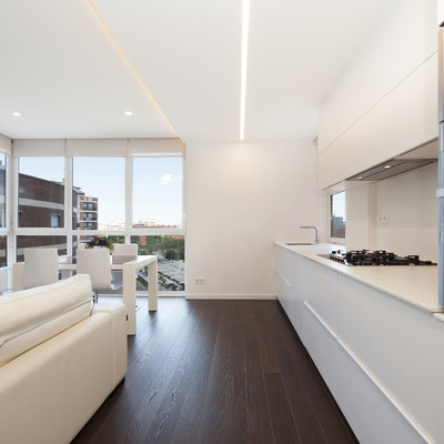 Cocina en distribución lineal