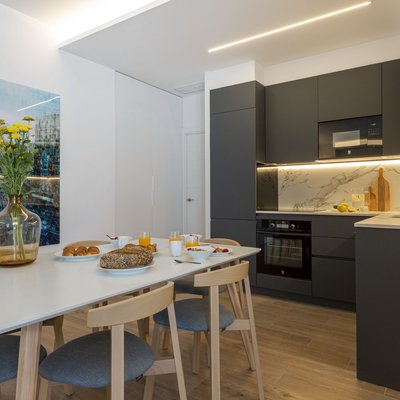 Cocina integrada salón comedor